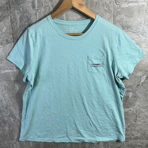 Vineyard Vines Tee Shirt Woman's Dockside Lobster Shack Short-Sleeve Pocket  XL